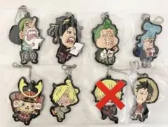 ワンピース 一番くじ 麦わらの一味 赤鞘 ラバーマスコット ONE PIECE