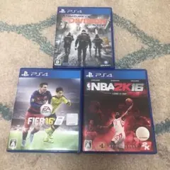 PS4 ソフト　3点セット