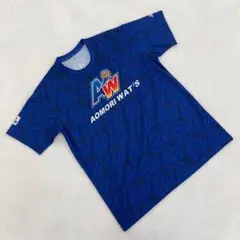 Bull Fight バスケットボールTシャツ 青森ワッツ 総柄 ロゴプリント