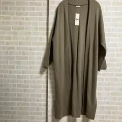 GUロングカーディガンブラウン系