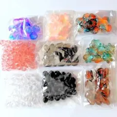 ガラスビーズ9セット