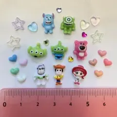 トイストーリー モンスターズインク スター 星 ハート パーツ 26こ セット
