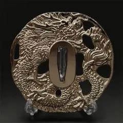 向*座様 鍔 刀装具 幸次 在銘 時代 古玩 当時物 旧家 蔵出 骨董品