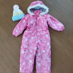 子供用ピンクチェックジャンプスーツ 110 - メルカリ