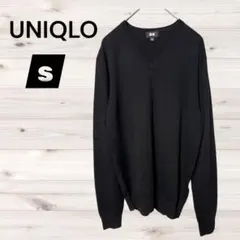 美品‼️UNIQLO ♡エクストラファインメリノ 黒 Ｓ メリノウール100