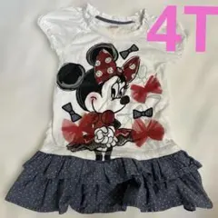 Disney Store ミニーマウス 半袖ワンピース 4歳　4Tのサムネイル