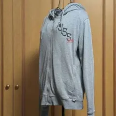 55DSL（DIESEL）グレーパーカー Mサイズ
