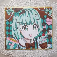 オリジナルイラスト 手描きイラスト チョコミント