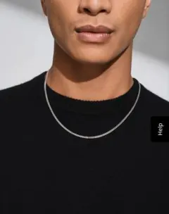 【新品】TOMWOOD カーブチェーンネックレスM