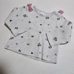 ミニー 裏起毛トレーナー 90cm