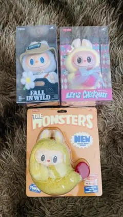 新品未使用未開封正規品！3点セット！POPMART ラブブ　ポップマート