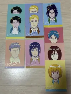 進撃の巨人 WIT STUDIO ポストカード ケニー＆ウーリ - メルカリ