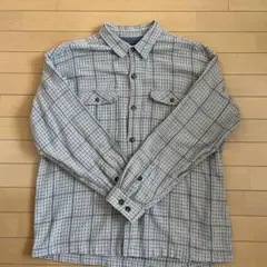 90s Patagonia パタゴニア ヘビーフランネルシャツ サニーストライプ