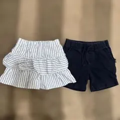 Pupil House 90cm キュロット GAP ショートパンツ セットのサムネイル