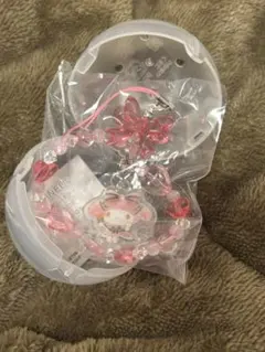 サンリオキャラクターズ きらきらビーズチャーム マイメロディ