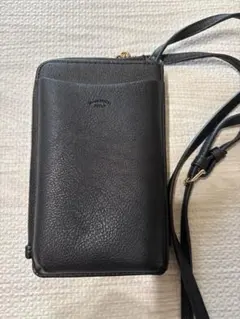 MACARONIC STYLE スマホショルダーバッグ ブラックのサムネイル