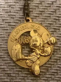 ミッキーマウスメダル キーホルダー