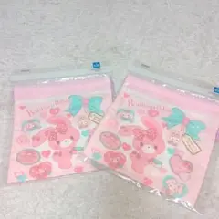 新品 サンリオ ぼんぼんりぼん ラブレター　マチ付き巾着 2枚セット レトロ