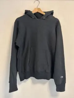 チャンピオン　リバースウィーブ　赤タグ　USA製　スウェット　パーカー　黒