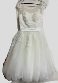 ウェディングドレス☆ミモレ丈