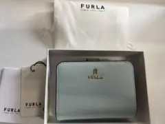 FURLA 長財布 ラウンドファスナー 希少カラー ミネラル 8月下旬削除 