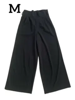 黒 カジュアルパンツ Mサイズ ゴムウエスト