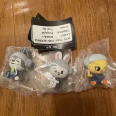 StrayKids SKZOO サウナフィギュア スキズ　ガチャ　3個セット