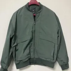 【極美品】H&Mフライトジャケット　カーキグリーン　海外S