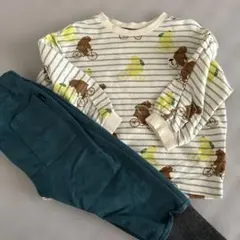 moimoln トレーナー パンツ110セットアップ