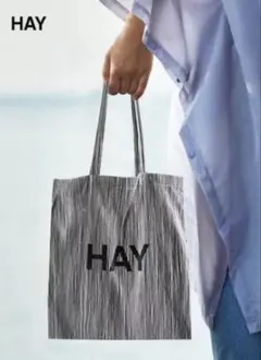 HAY トートバッグ ストライプ柄