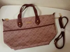 ●最終価格●maison de fleur ピンク 2wayショルダーバッグ