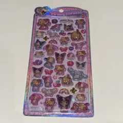 正規品　サンリオ うるちゅるポップシール　日焼けキティ　ボンボンドロップシール