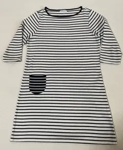 HOUSE WEAR STUDIO ストライプ 7分袖チュニック日本製