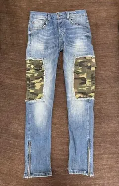 ZARA スキニー ストレッチジーンズ デニム 迷彩柄