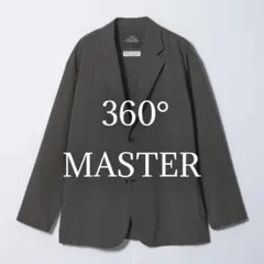 【美品】BY 360° MASTER リラックス2ボタンジャケット　ダークグレーのサムネイル