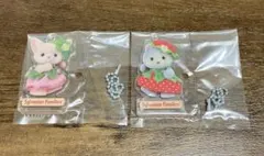 シルバニア　赤ちゃんアクリルキーチェーン　いちご