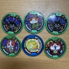 妖怪ウォッチ 妖怪メダル 6枚セットのサムネイル