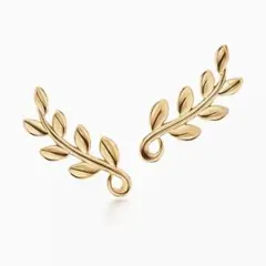 美品】 ティファニー オリーブ リーフ ダイヤ ピアス 5635 - メルカリ