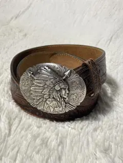 極希少✨ RALPH LAUREN ネイティブ コンチョ ベルト レザー M - メルカリ