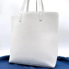 極美品 COLE HAAN レザー トートバッグ A4 ホワイト系 f948