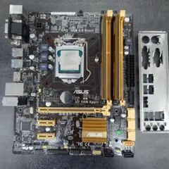 ASUSマザーボード z97-c cpu メモリー付き【bios確認済】 - メルカリ
