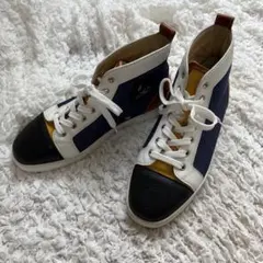 Christian Louboutin ルブタン　ハイカットスニーカーデニム41のサムネイル