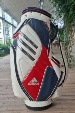 adidas ゴルフバッグ スタンド式 ネイビー ホワイト - メルカリ