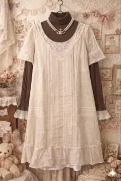 Apuweiser-riche ワンピース 森ガール フェアリーグランジ 00s