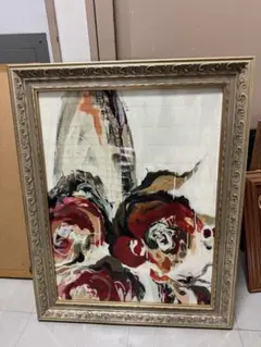 抽象画 アート・インテリア パネル レインピンク 120×60cm - メルカリ
