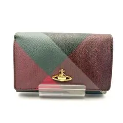美品 Vivienne Westwood 二つ折り財布 オーブ マルチカラー