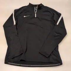 Nike Dri-FIT ブラック ハーフジップ L