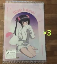 月読調 戦姫絶唱シンフォギアXV リラックスナイト A3クリアポスター