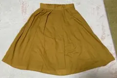 ROPE PICNICスカート マスタード ひざ丈 38