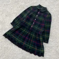 Polo Ralph Lauren チェック柄ワンピース 4 110 コットン